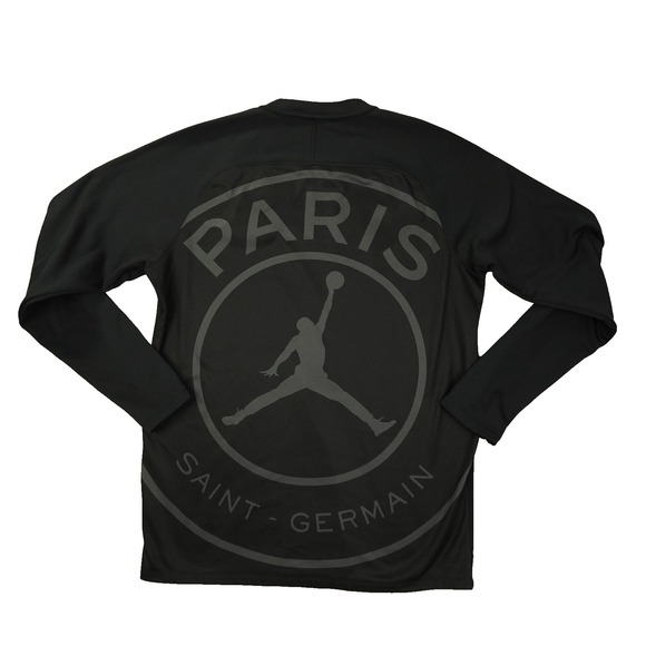 Nike Other - Nike Air Jordan x Paris Saint Germain PSG Shirt Men's Large Black Jumpman